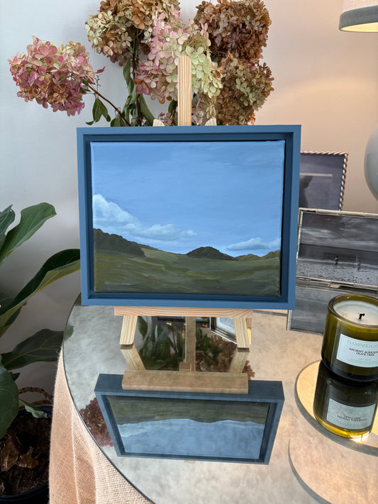 Field in Blue, Unframed 10x8